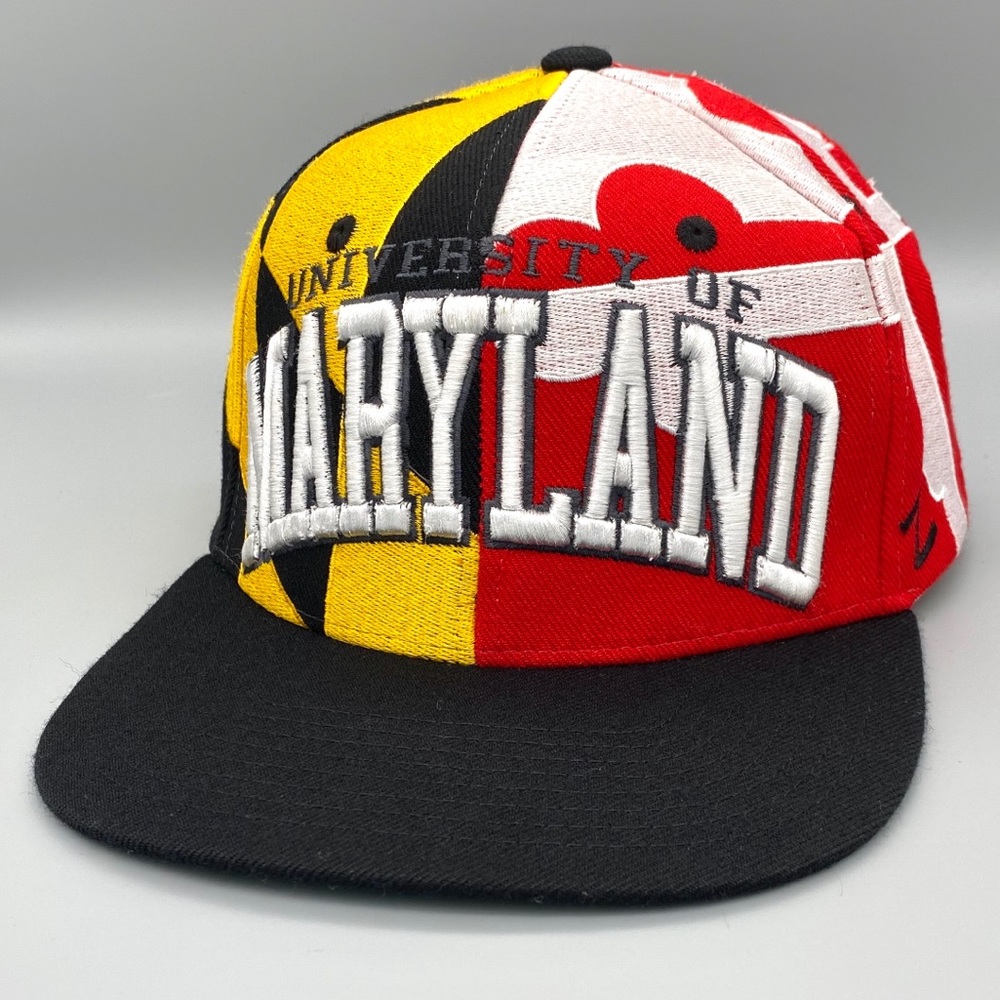 University of Maryland Flag Zephyr Snapback Hat OS